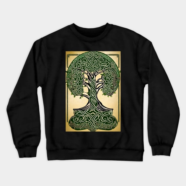 Celtic tree of life Crewneck Sweatshirt by Tree Tees